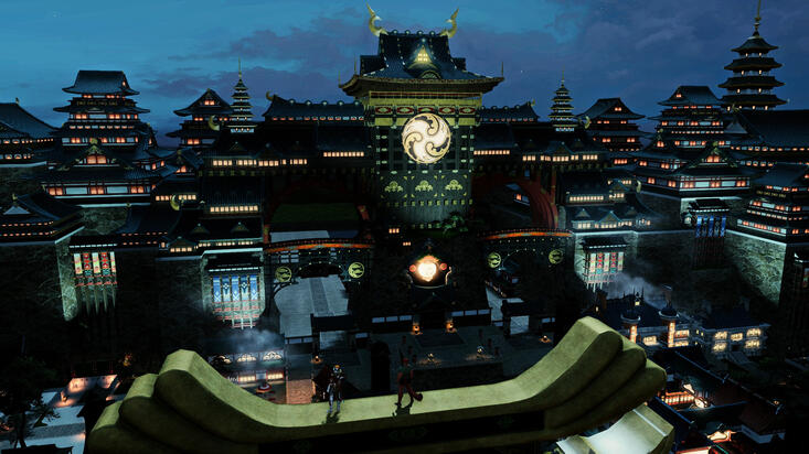 The Far Eastern city of Kugane